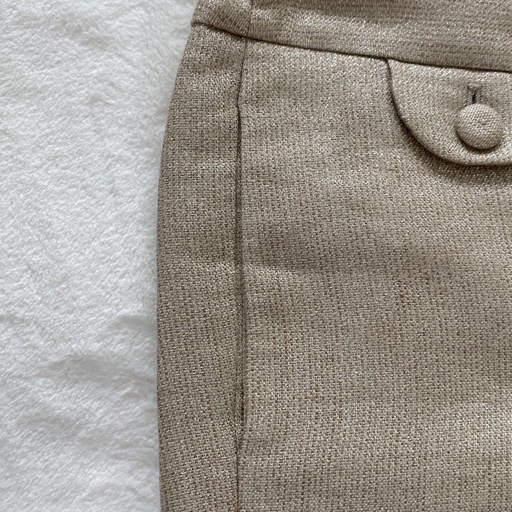 JCrew metallic linen shorts - Picture 6 of 10